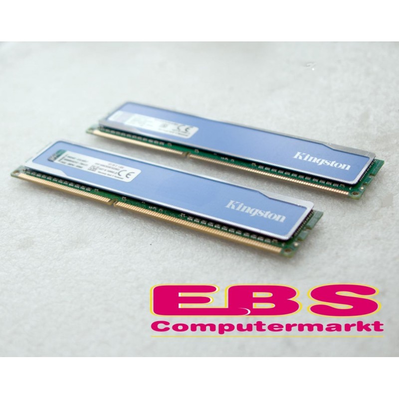 Arbetsspeicher DDR-3 1600 8GB (2x4GB) Kingston Hyper Blu