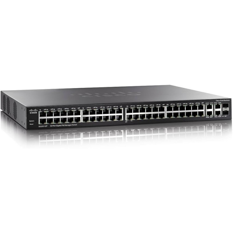 Cisco Small Business SG300-52MP-K9 52-Port Gigabit PoE Managed Switch