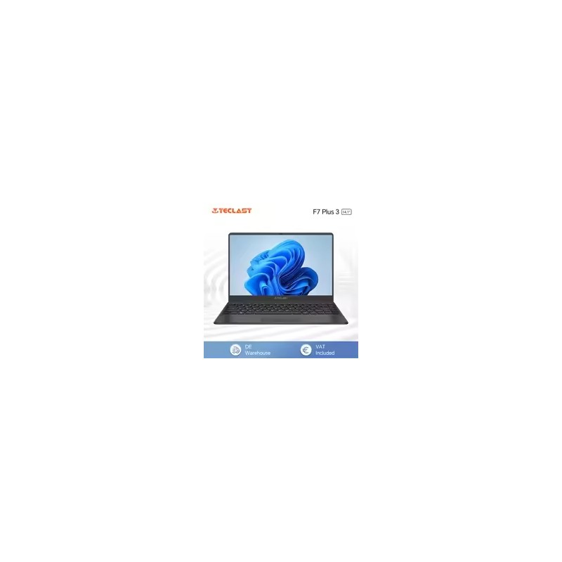 Teclast F7 Plus 3 Laptop, 14,1 Zoll, 8. Generation Gemini Lake Celeron CPU, 8 GB RAM, 256 GB SSD, 1920 x 1080 IPS