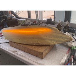 Mercedes W197 Rückleuchten-Blinker-Umbau - LED Blinker Rot US auf EU Orange Gelb