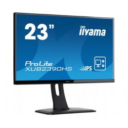 Computer Monitor IIYAMA 58.4cm (23") XUB2390HS-B1 16:9 DVI+HDMI Li.IPS Sp.