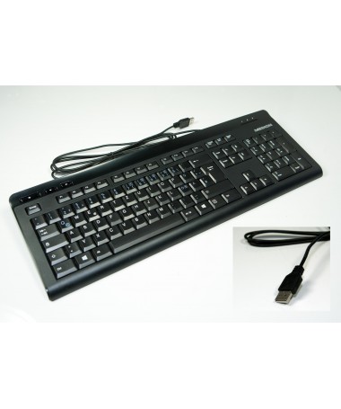 PC USB Tastatur Medion USB Slim Tastatur PC Tastatur KU-0837 Neu OVP DE
